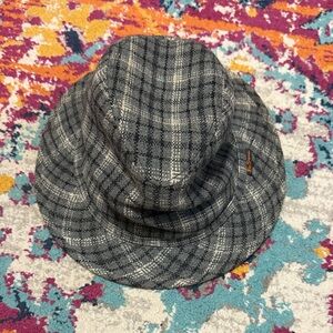 Ben Sherman Wool Gray Plaid Hat